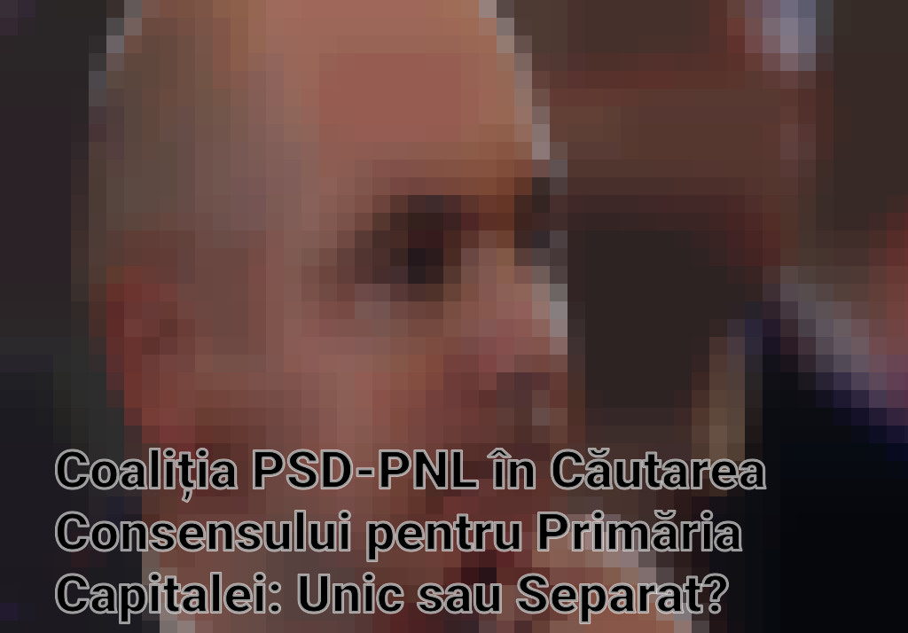 Coaliția PSD-PNL în Căutarea Consensului pentru Primăria Capitalei: Unic sau Separat?
