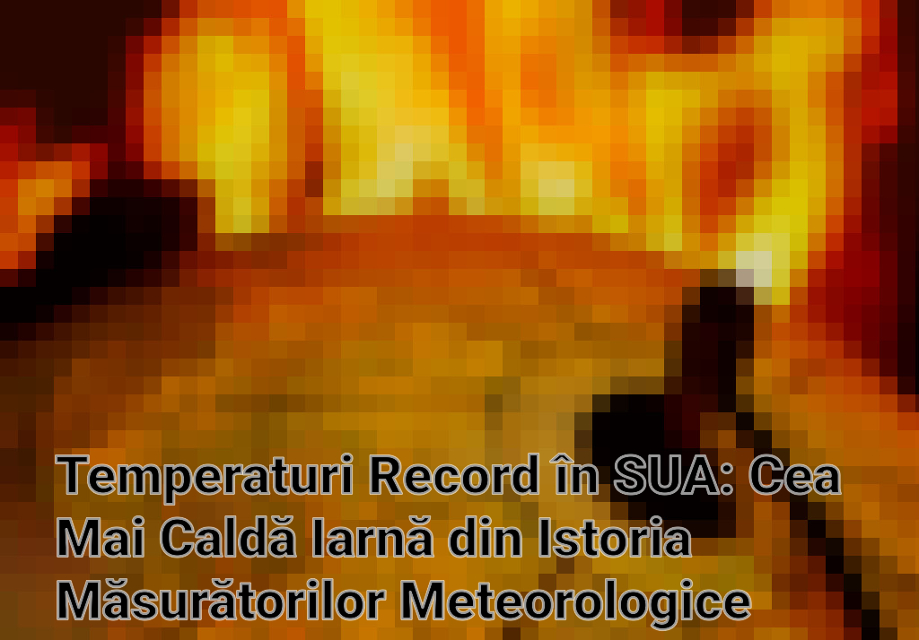 Temperaturi Record în SUA: Cea Mai Caldă Iarnă din Istoria Măsurătorilor Meteorologice Imagini