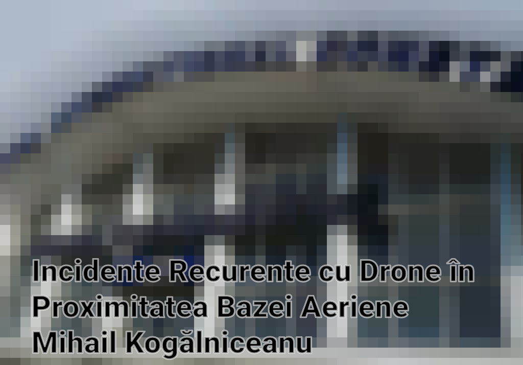 Incidente Recurente cu Drone în Proximitatea Bazei Aeriene Mihail Kogălniceanu
