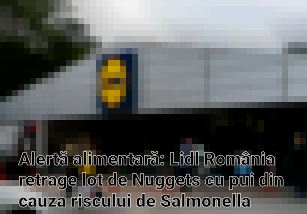 Alertă alimentară: Lidl România retrage lot de Nuggets cu pui din cauza riscului de Salmonella