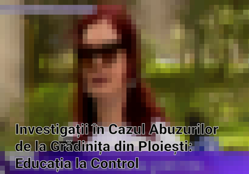 Investigații în Cazul Abuzurilor de la Grădinița din Ploiești: Educația la Control Imagini
