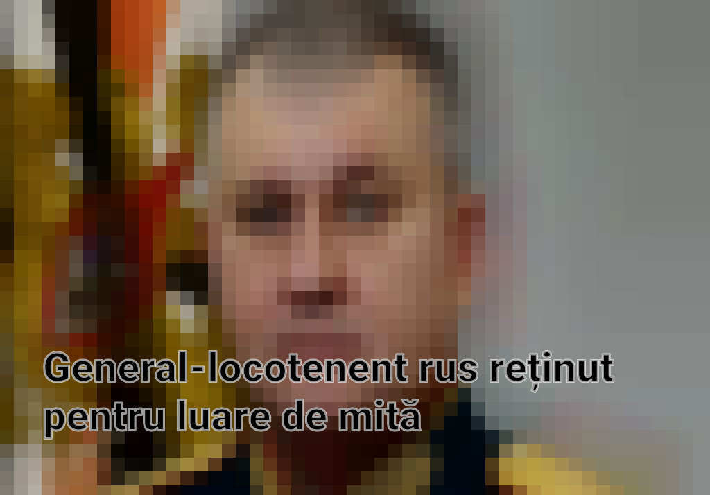 General-locotenent rus reținut pentru luare de mită