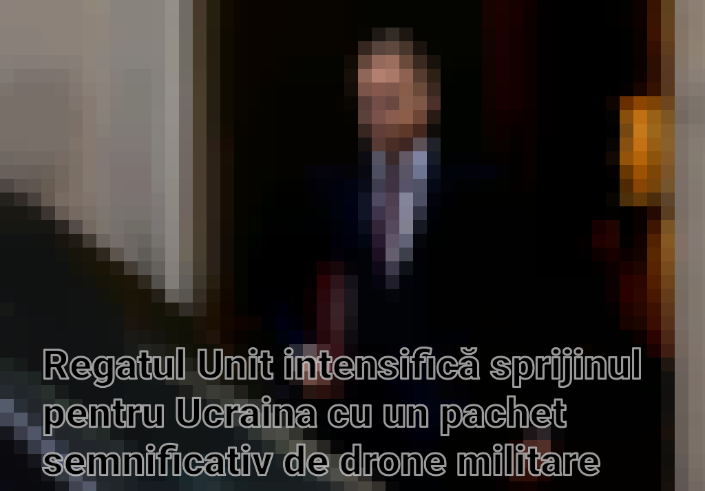 Regatul Unit intensifică sprijinul pentru Ucraina cu un pachet semnificativ de drone militare Imagini