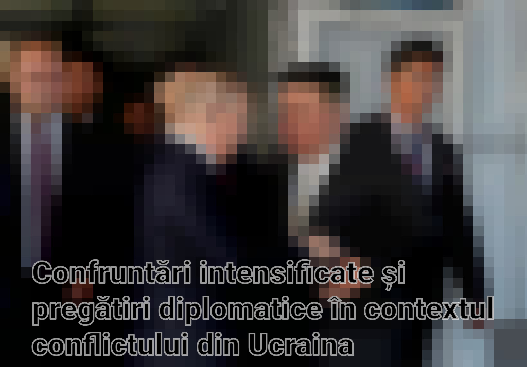 Confruntări intensificate și pregătiri diplomatice în contextul conflictului din Ucraina