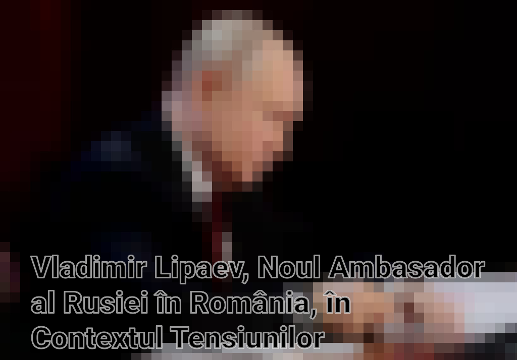Vladimir Lipaev, Noul Ambasador al Rusiei în România, în Contextul Tensiunilor Diplomatice
