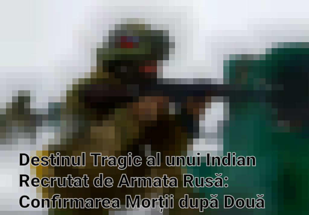 Destinul Tragic al unui Indian Recrutat de Armata Rusă: Confirmarea Morții după Două Luni de Incertitudine Imagini