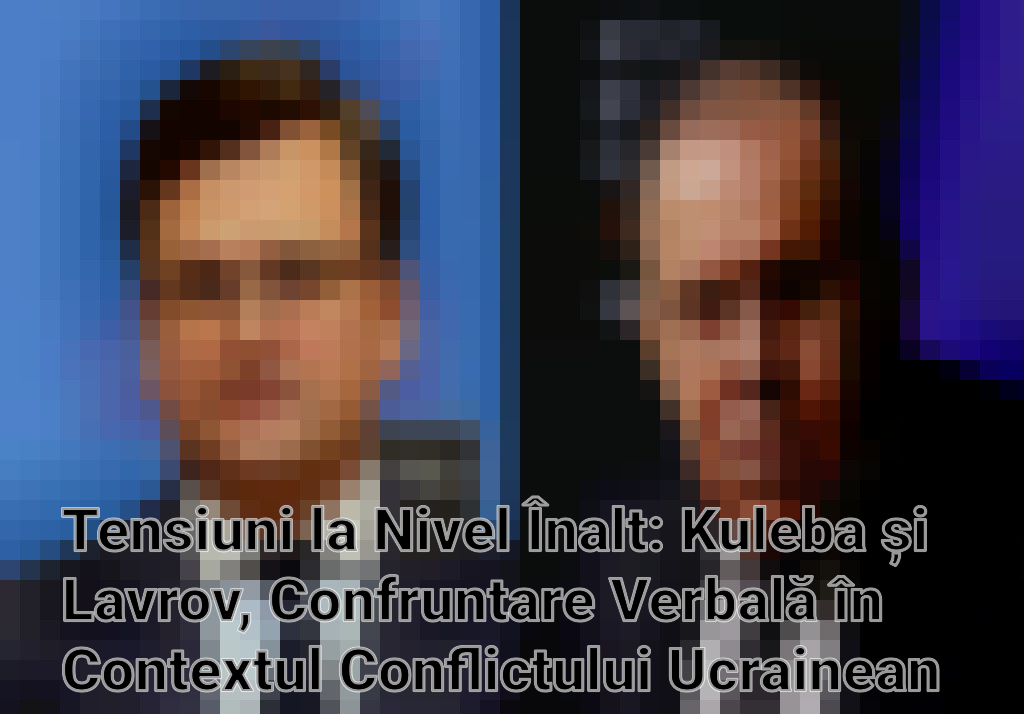 Tensiuni la Nivel Înalt: Kuleba și Lavrov, Confruntare Verbală în Contextul Conflictului Ucrainean Imagini