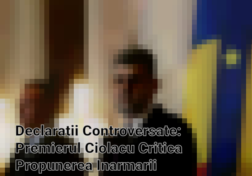 Declaratii Controversate: Premierul Ciolacu Critica Propunerea Inarmarii Inspectorilor ANAF Imagini