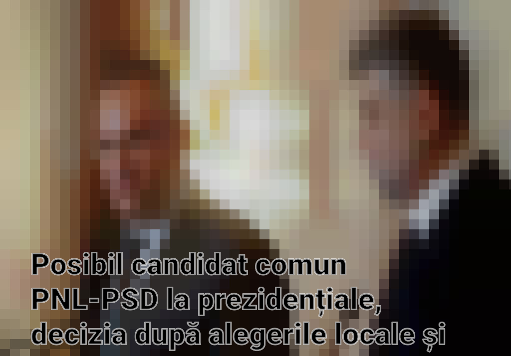 Posibil candidat comun PNL-PSD la prezidențiale, decizia după alegerile locale și europarlamentare Imagini