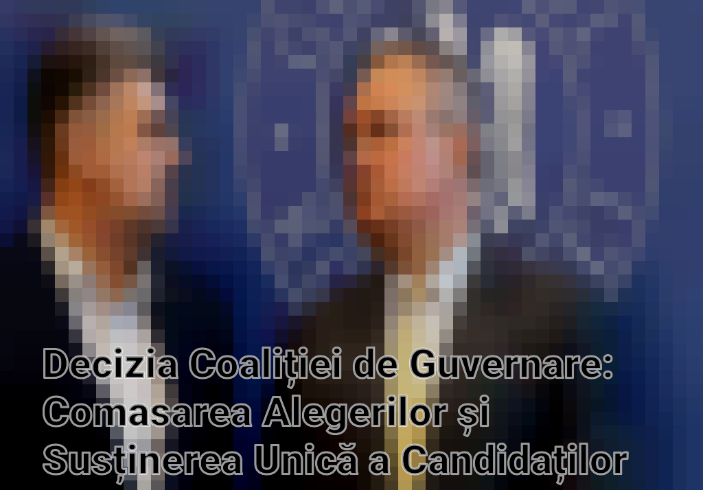 Decizia Coaliției de Guvernare: Comasarea Alegerilor și Susținerea Unică a Candidaților Imagini