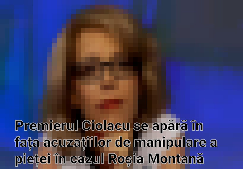Premierul Ciolacu se apără în fața acuzațiilor de manipulare a pieței în cazul Roșia Montană Imagini