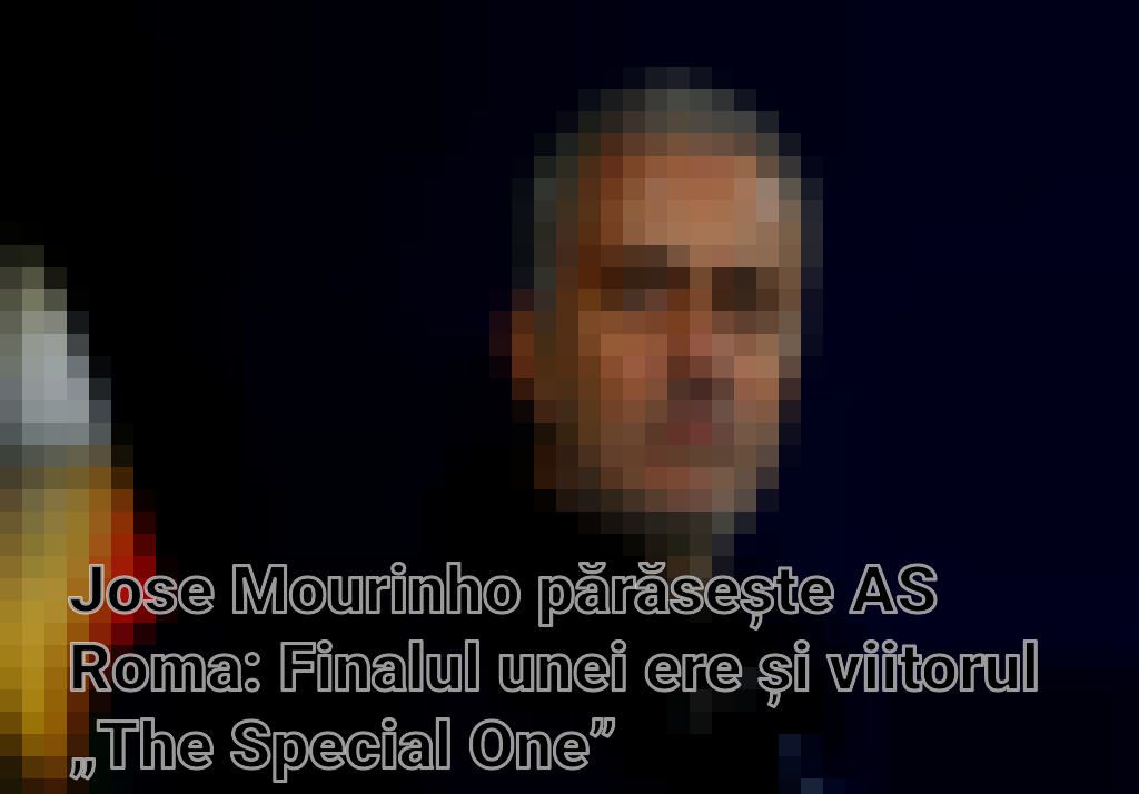 Jose Mourinho părăsește AS Roma: Finalul unei ere și viitorul „The Special One”