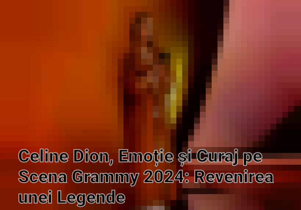 Celine Dion, Emoție și Curaj pe Scena Grammy 2024: Revenirea unei Legende Imagini