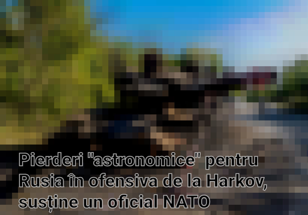 Pierderi "astronomice" pentru Rusia în ofensiva de la Harkov, susține un oficial NATO Imagini