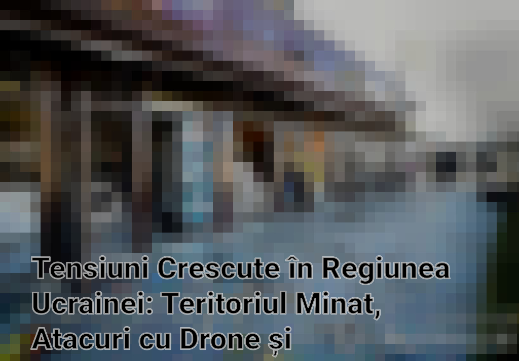 Tensiuni Crescute în Regiunea Ucrainei: Teritoriul Minat, Atacuri cu Drone și Bombardamente Imagini