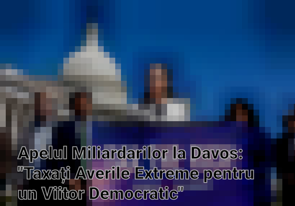 Apelul Miliardarilor la Davos: "Taxați Averile Extreme pentru un Viitor Democratic" Imagini