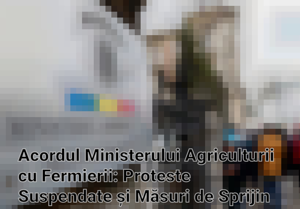 Acordul Ministerului Agriculturii cu Fermierii: Proteste Suspendate și Măsuri de Sprijin Anunțate Imagini