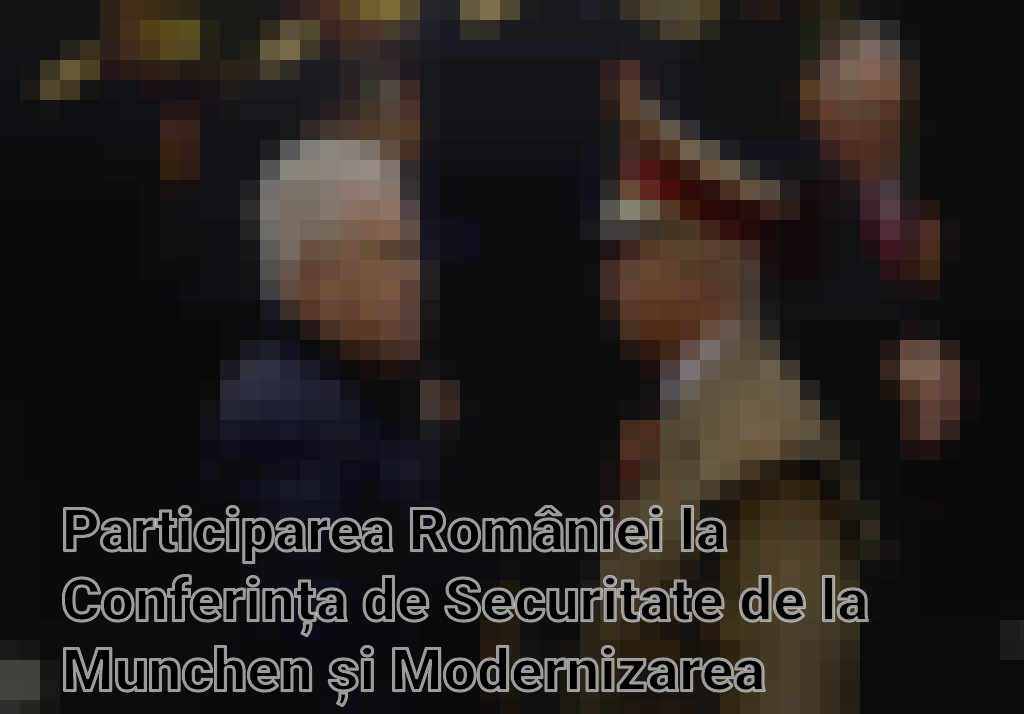 Participarea României la Conferința de Securitate de la Munchen și Modernizarea Armatei Imagini