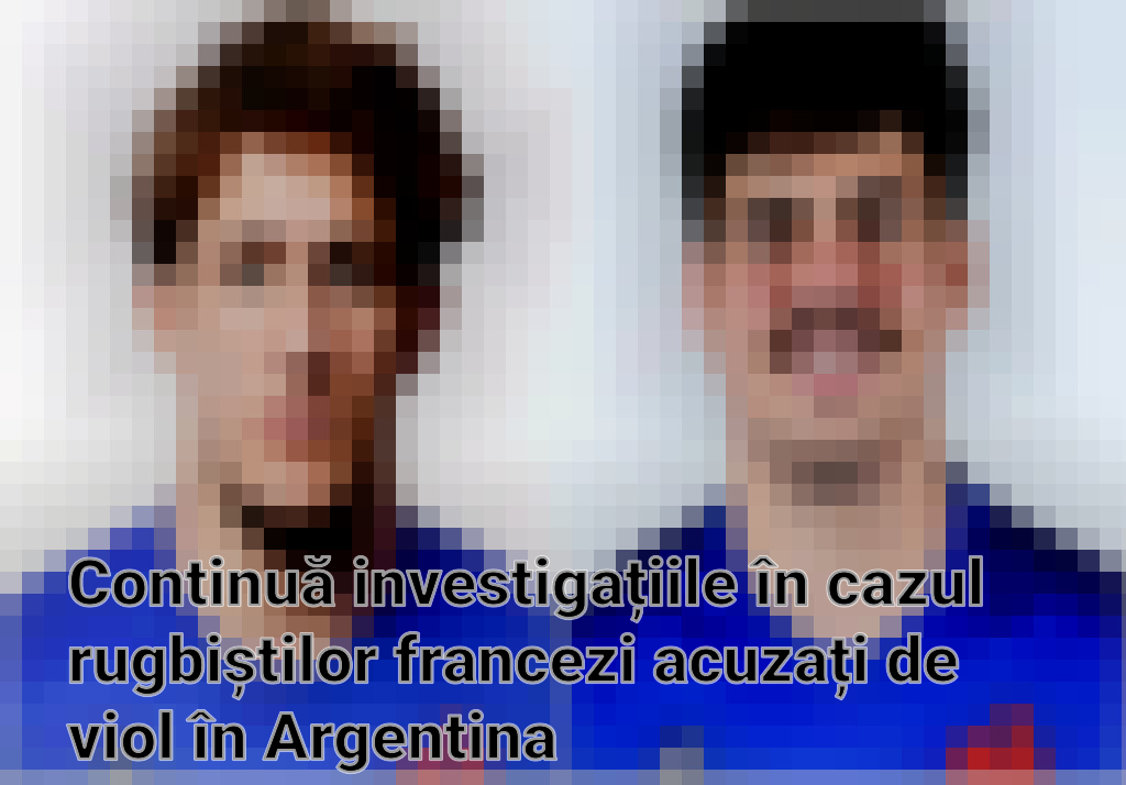 Continuă investigațiile în cazul rugbiștilor francezi acuzați de viol în Argentina