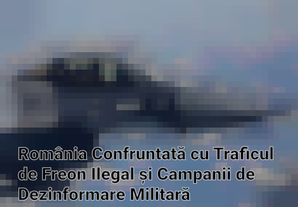 România Confruntată cu Traficul de Freon Ilegal și Campanii de Dezinformare Militară Imagini