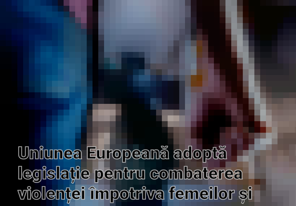 Uniunea Europeană adoptă legislație pentru combaterea violenței împotriva femeilor și violenței domestice Imagini