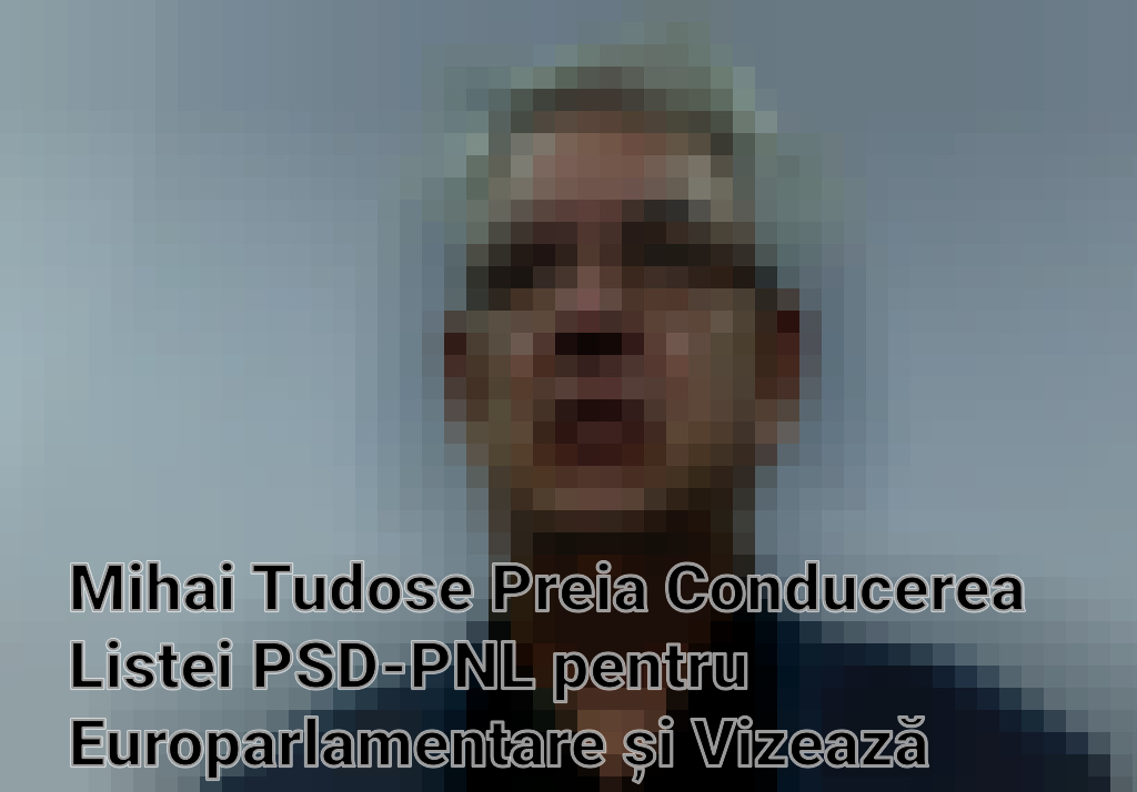 Mihai Tudose Preia Conducerea Listei PSD-PNL pentru Europarlamentare și Vizează Guvernarea pentru Următorii 10 Ani