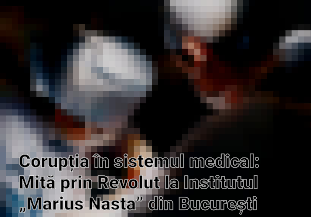 Corupția în sistemul medical: Mită prin Revolut la Institutul „Marius Nasta” din București