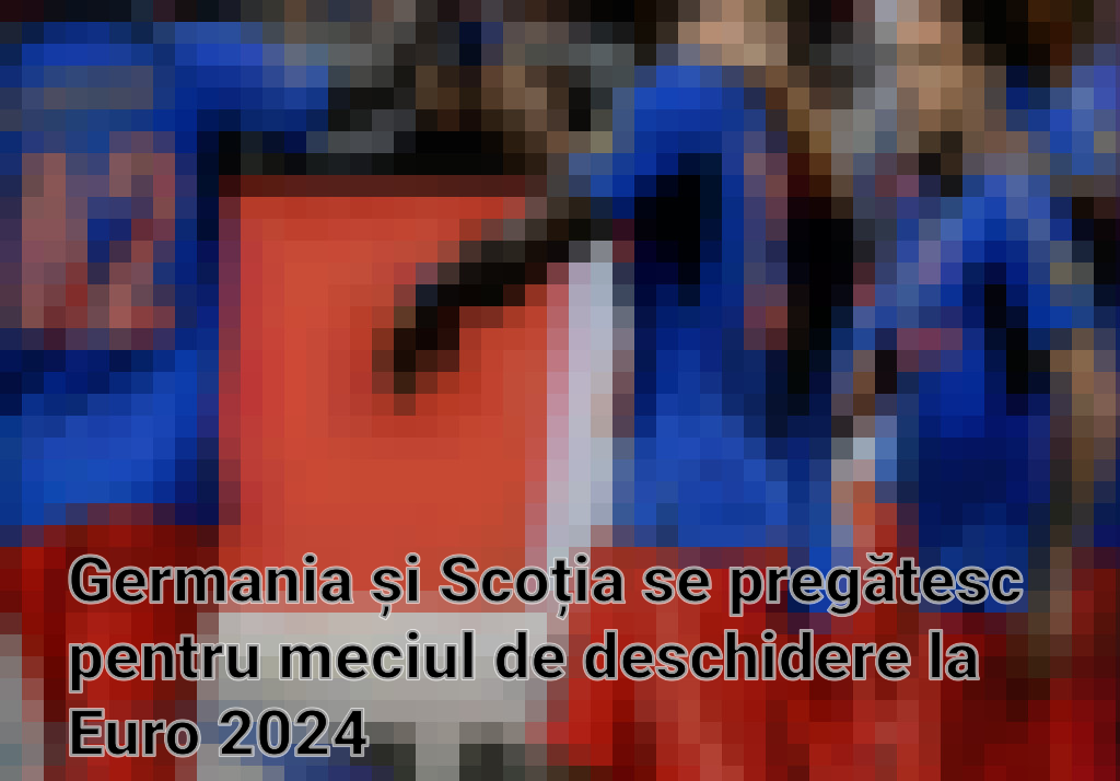 Germania și Scoția se pregătesc pentru meciul de deschidere la Euro 2024 Imagini