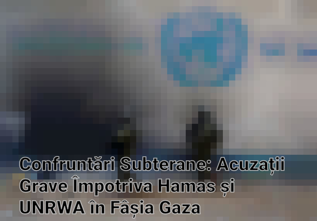 Confruntări Subterane: Acuzații Grave Împotriva Hamas și UNRWA în Fâșia Gaza
