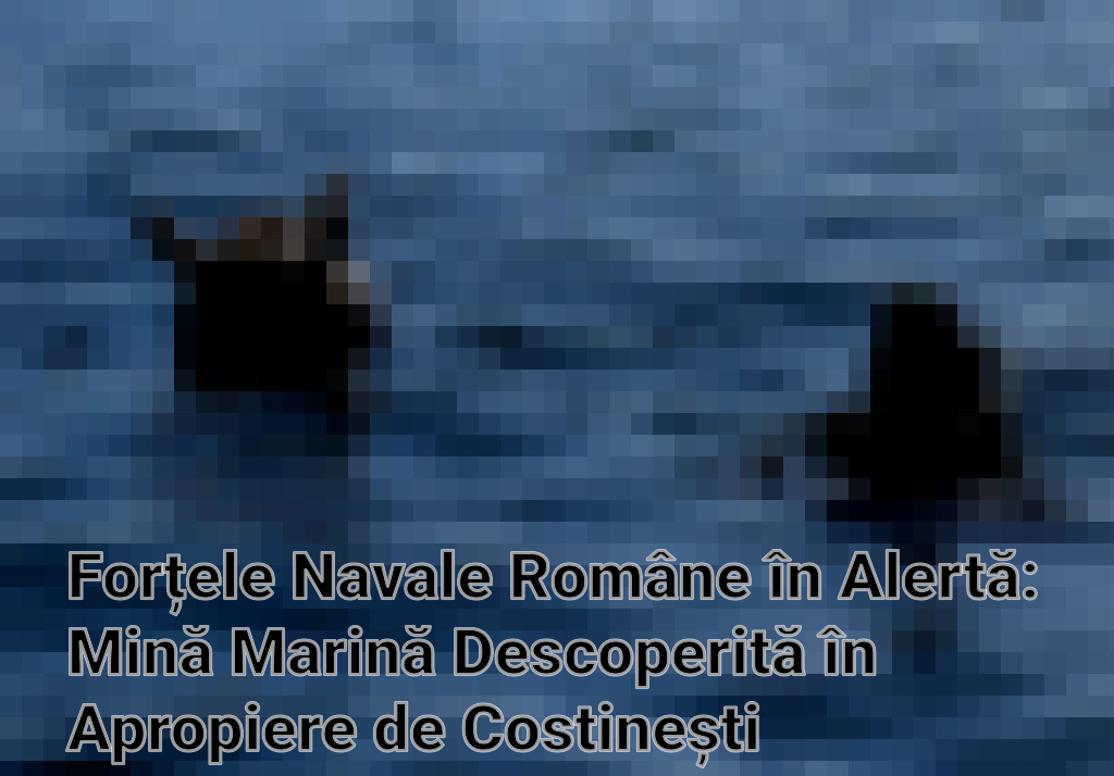 Forțele Navale Române în Alertă: Mină Marină Descoperită în Apropiere de Costinești