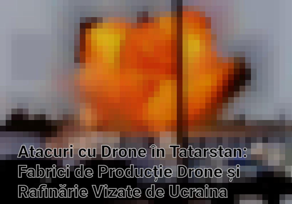 Atacuri cu Drone în Tatarstan: Fabrici de Producție Drone și Rafinărie Vizate de Ucraina
