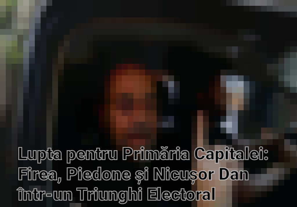 Lupta pentru Primăria Capitalei: Firea, Piedone și Nicușor Dan într-un Triunghi Electoral Imagini