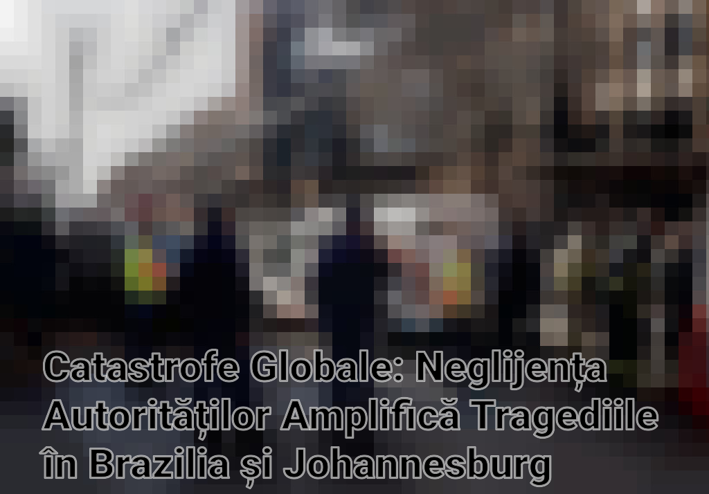 Catastrofe Globale: Neglijența Autorităților Amplifică Tragediile în Brazilia și Johannesburg