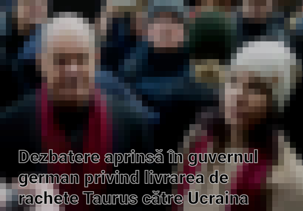 Dezbatere aprinsă în guvernul german privind livrarea de rachete Taurus către Ucraina