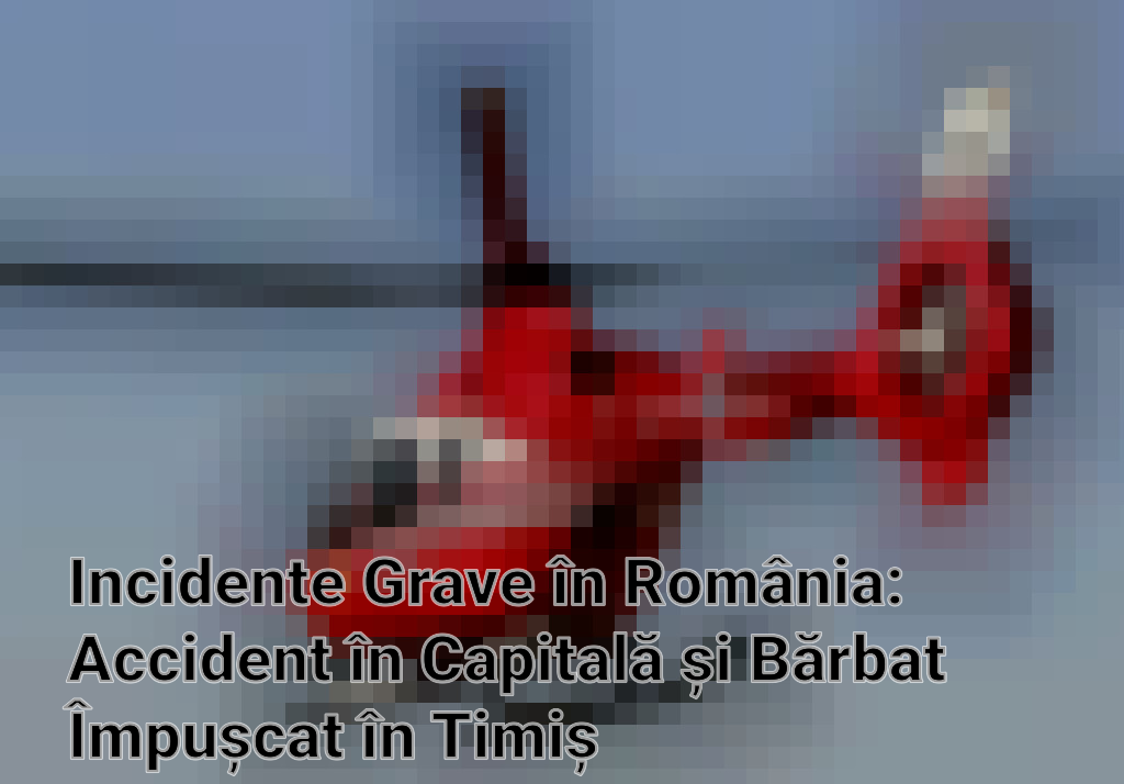 Incidente Grave în România: Accident în Capitală și Bărbat Împușcat în Timiș