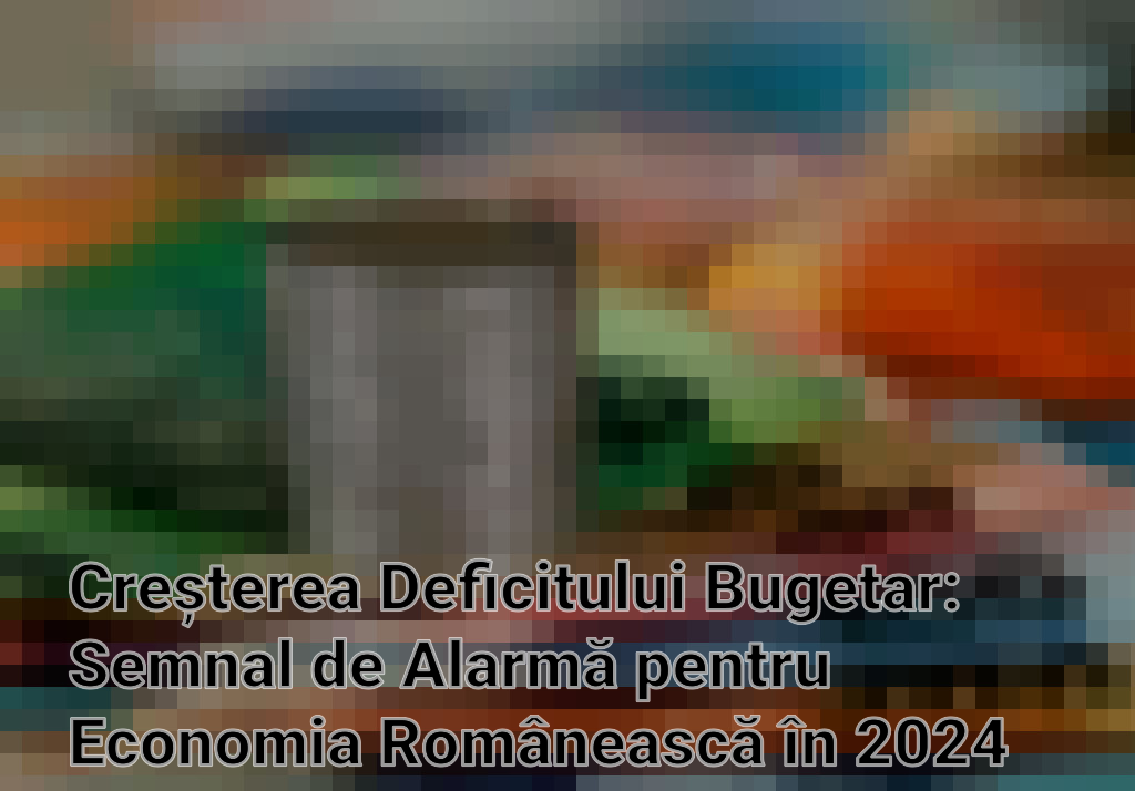 Creșterea Deficitului Bugetar: Semnal de Alarmă pentru Economia Românească în 2024 Imagini