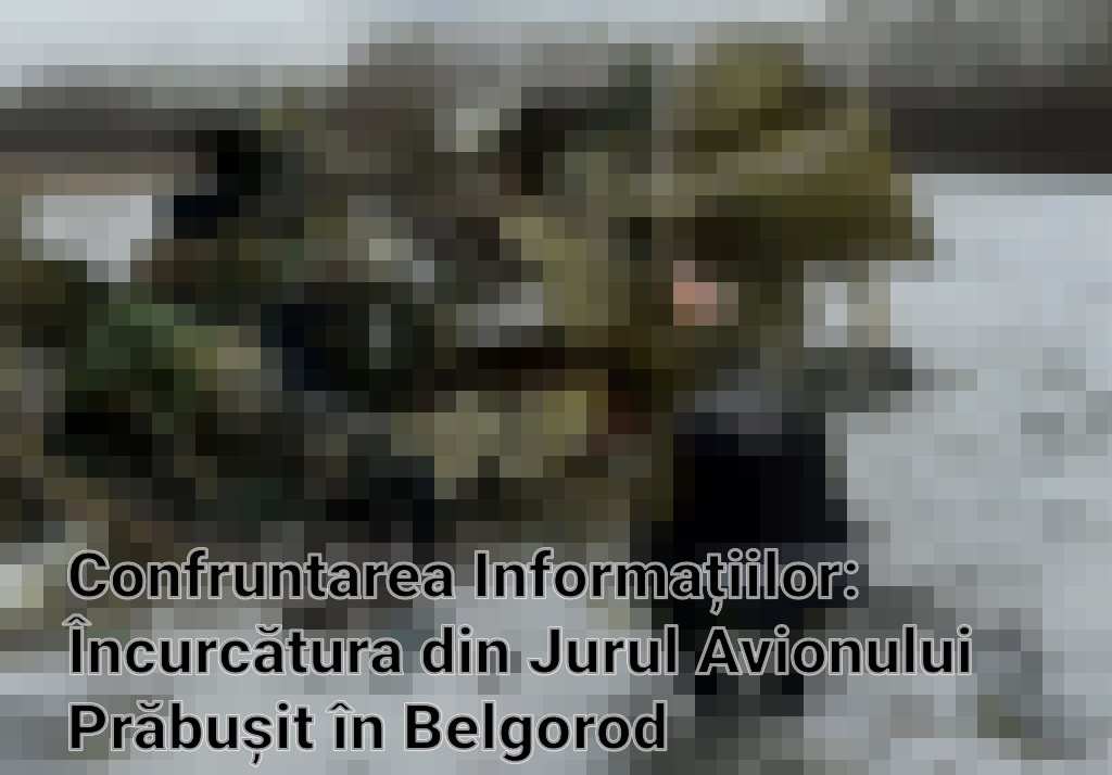 Confruntarea Informațiilor: Încurcătura din Jurul Avionului Prăbușit în Belgorod Imagini