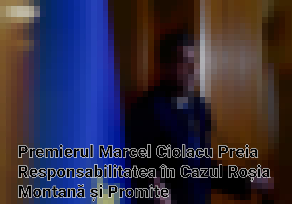 Premierul Marcel Ciolacu Preia Responsabilitatea în Cazul Roșia Montană și Promite Transparență Totală