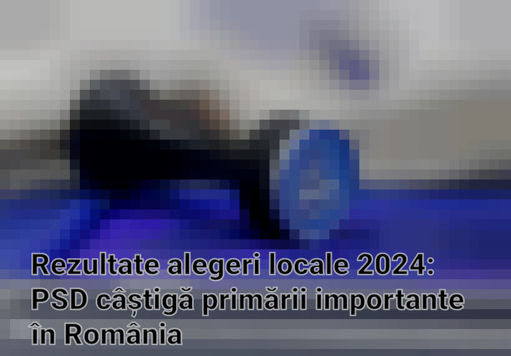 Rezultate alegeri locale 2024: PSD câștigă primării importante în România
