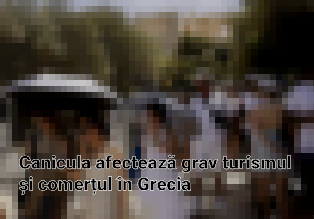 Canicula afectează grav turismul și comerțul în Grecia