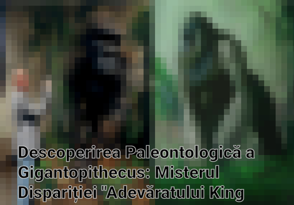 Descoperirea Paleontologică a Gigantopithecus: Misterul Dispariției "Adevăratului King Kong" Imagini