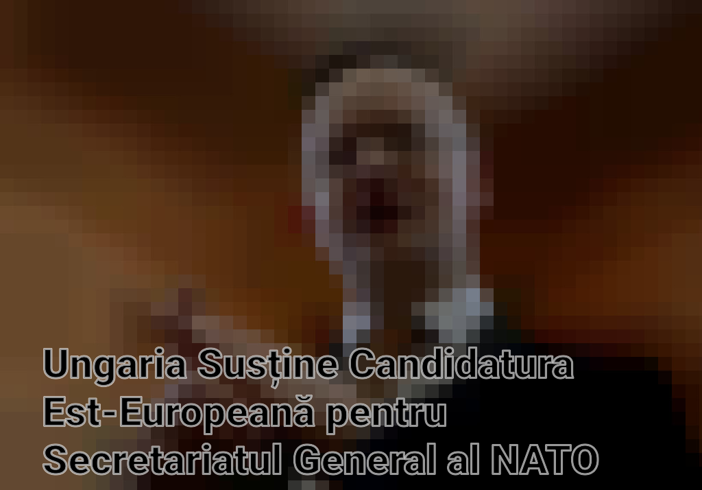Ungaria Susține Candidatura Est-Europeană pentru Secretariatul General al NATO