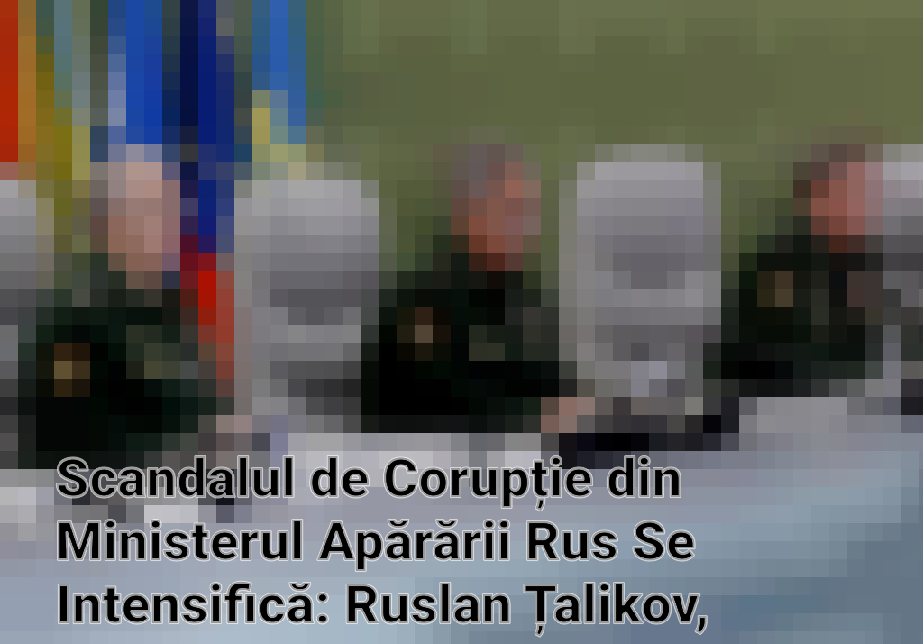 Scandalul de Corupție din Ministerul Apărării Rus Se Intensifică: Ruslan Țalikov, Interogat de FSB