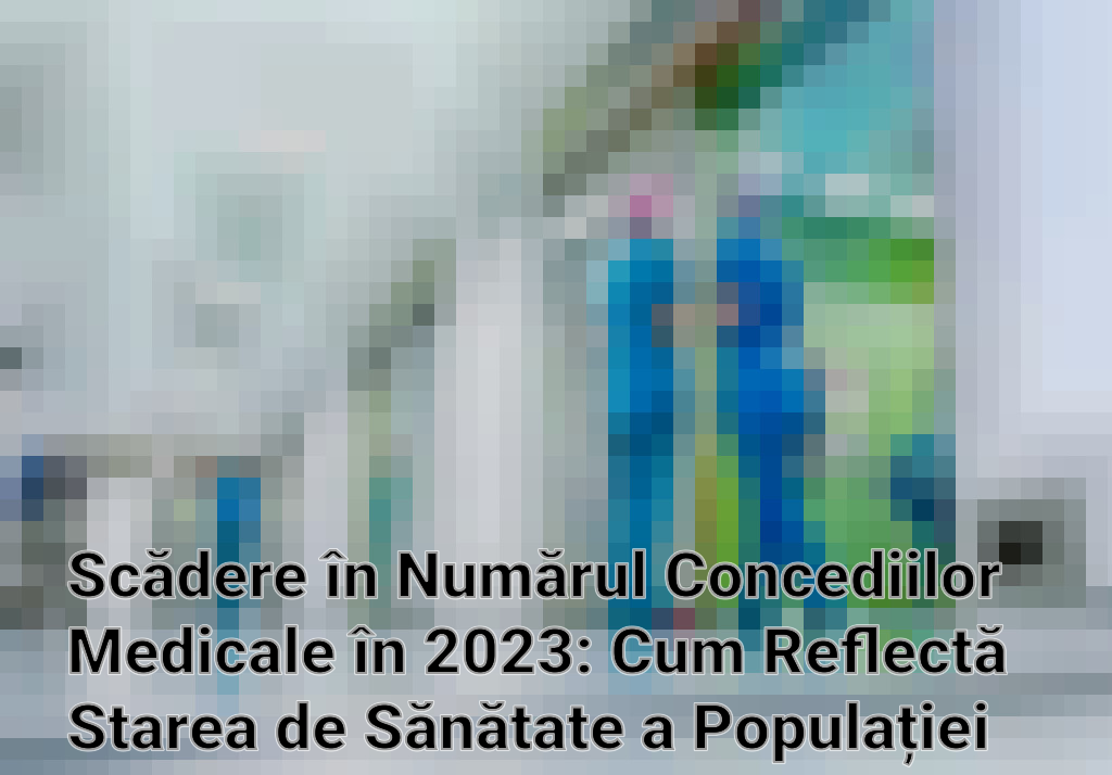 Scădere în Numărul Concediilor Medicale în 2023: Cum Reflectă Starea de Sănătate a Populației Românești Imagini
