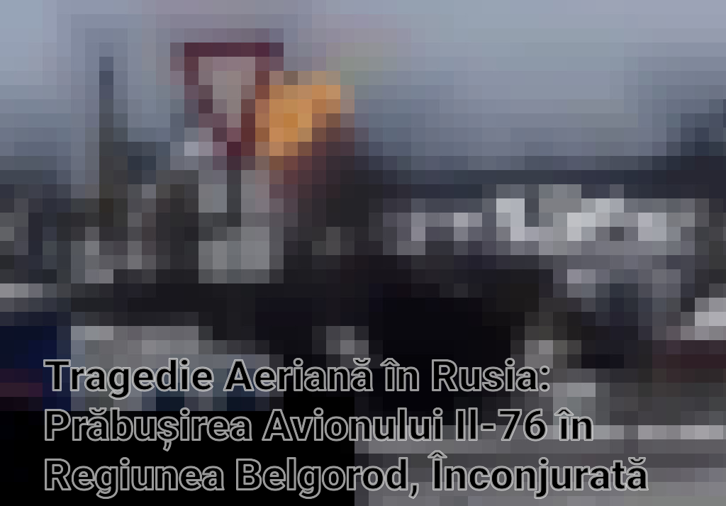 Tragedie Aeriană în Rusia: Prăbușirea Avionului Il-76 în Regiunea Belgorod, Înconjurată de Controverse și Acuzații