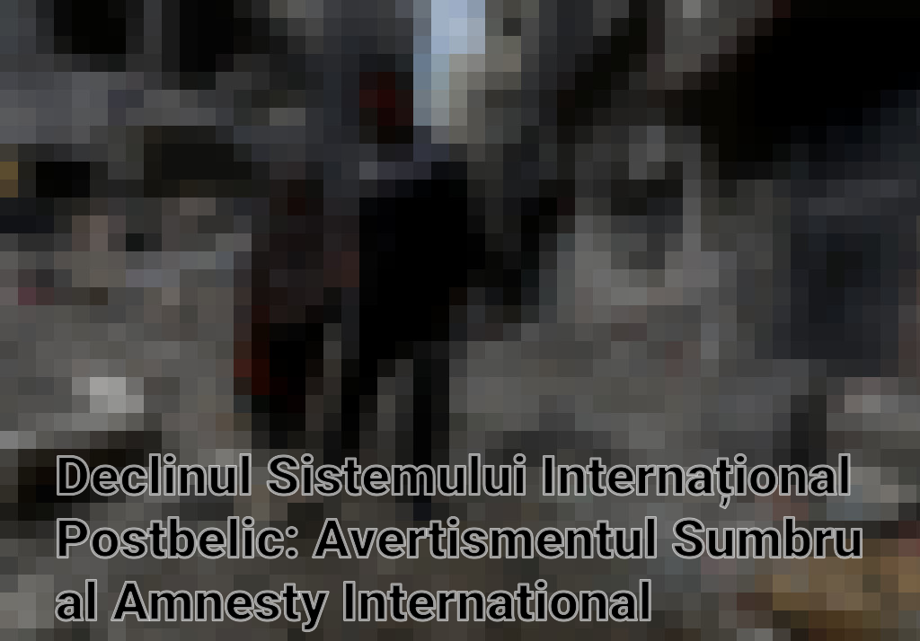 Declinul Sistemului Internațional Postbelic: Avertismentul Sumbru al Amnesty International Imagini