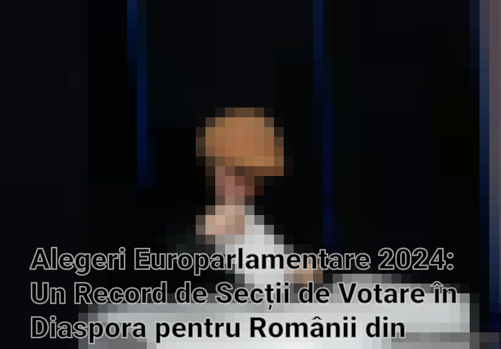Alegeri Europarlamentare 2024: Un Record de Secții de Votare în Diaspora pentru Românii din Străinătate Imagini