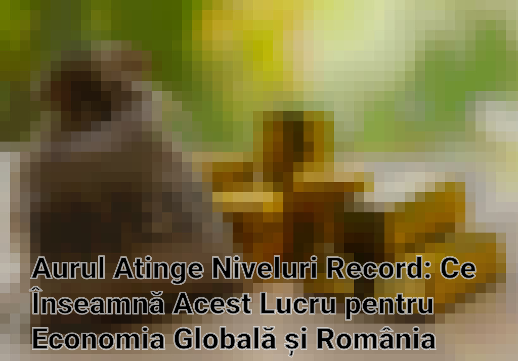 Aurul Atinge Niveluri Record: Ce Înseamnă Acest Lucru pentru Economia Globală și România Imagini