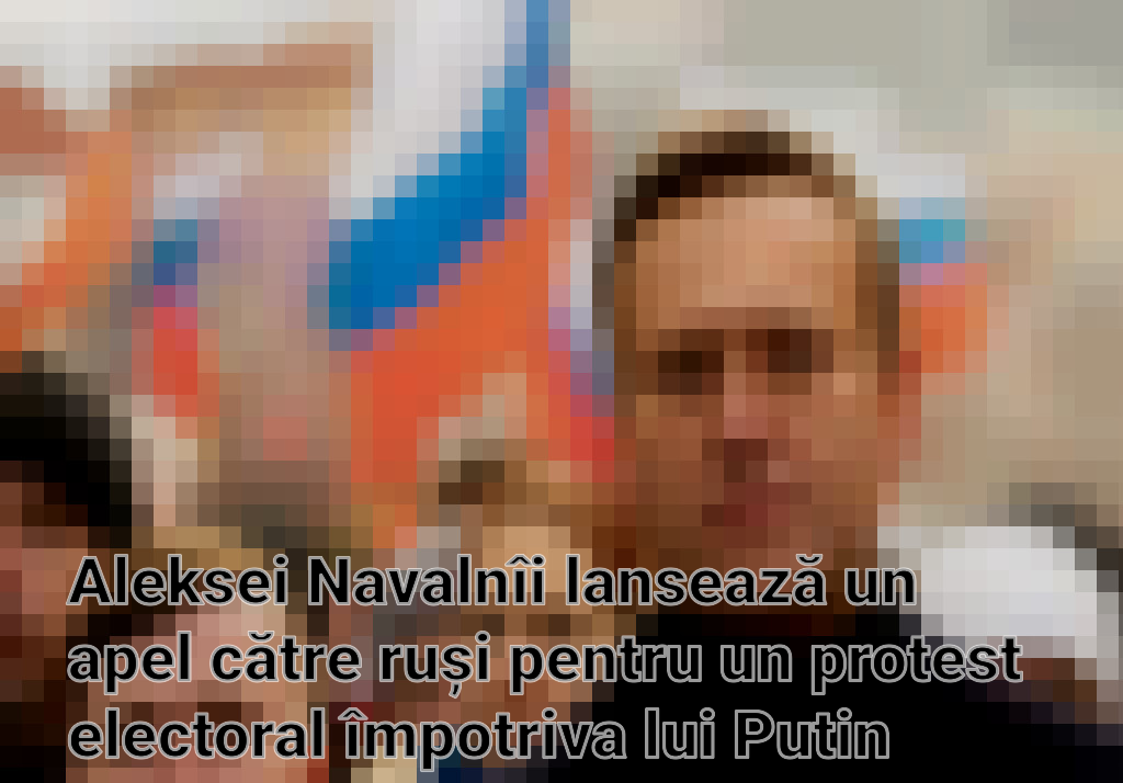 Aleksei Navalnîi lansează un apel către ruși pentru un protest electoral împotriva lui Putin Imagini