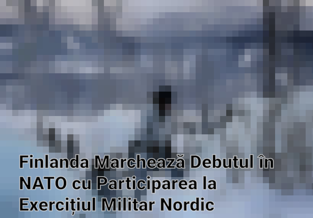 Finlanda Marchează Debutul în NATO cu Participarea la Exercițiul Militar Nordic Response 2024 Imagini